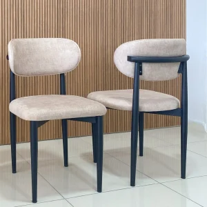 Hasko Bingöl Mobilya - Bond Siyah Ayaklı Metal Sandalye